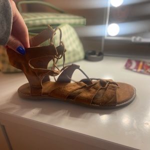 Women Brown Gladiator Sandals